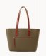 Dooney Pebble Grain Tote With Medium Wristlet Olive ID-dBS86dq4