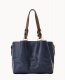 Dooney Florentine Large Zip Barlow Navy ID-3Sa8cv0W