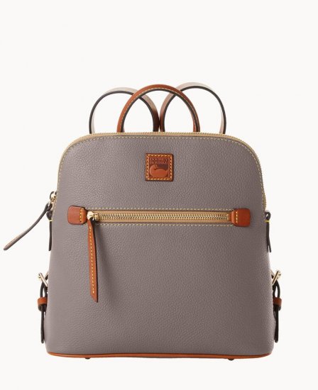 Dooney Pebble Grain Backpack Elephant ID-ZQagROfp - Click Image to Close