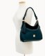 Dooney Pebble Grain Twist Strap Hobo Black Black ID-MPmy6x8n