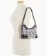 Dooney Houndstooth Shoulder Bag Black ID-y68Fl8pF