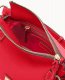 Dooney Pebble Grain Tassel Shoulder Bag Red ID-LnKdlTCX