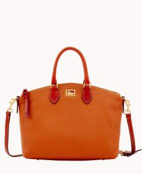 Dooney Dillen Satchel Caramel ID-hSdOeoO8