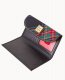 Dooney Tartan Continental Clutch Black ID-UUvWsgWs