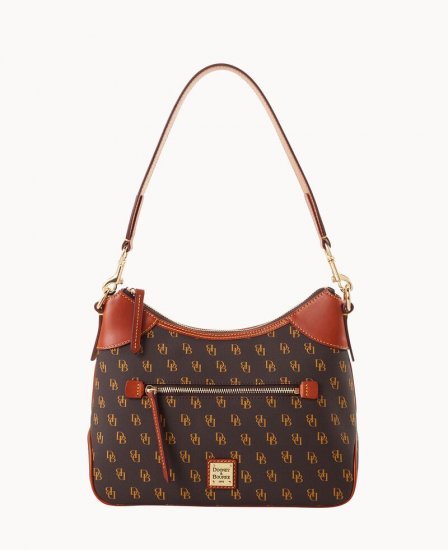 Dooney Gretta Hobo Brown Tmoro ID-l2lAxkbW - Click Image to Close