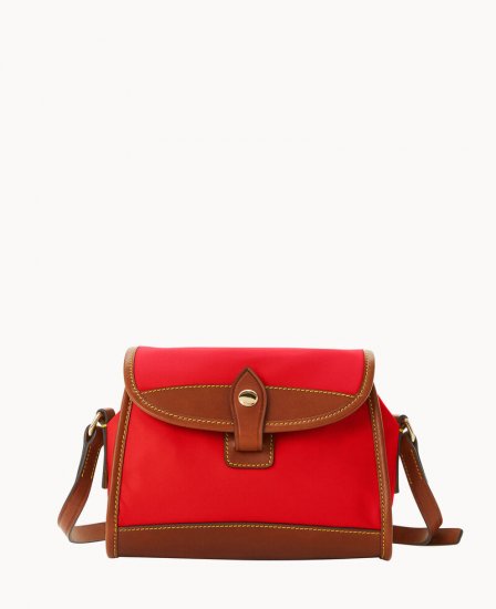 Dooney Wayfarer Flap Crossbody Red ID-Dg8n3shu - Click Image to Close