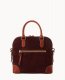 Dooney Suede Domed Satchel Wine ID-jeA5Rzl0