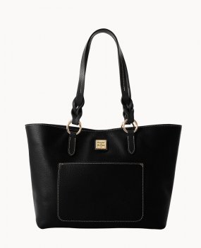 Dooney Pebble Grain Tammy Tote Black Black ID-rgieMv7C