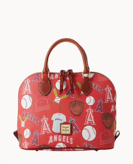 Dooney MLB Angels Zip Zip Satchel Angels ID-DrcIwNOy - Click Image to Close