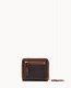 Dooney Florentine Small Zip Around Wallet Brown Tmoro ID-9hvNcfXK