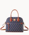 Dooney Gretta Domed Satchel Navy ID-W6k7XQAs