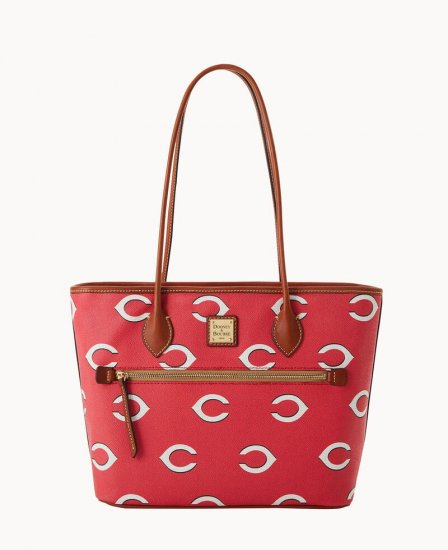 Dooney MLB Reds Tote Reds ID-2CoxjIIl - Click Image to Close