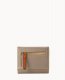 Dooney Pebble Grain Small Flap Credit Card Wallet Taupe ID-IMRz0Fv9