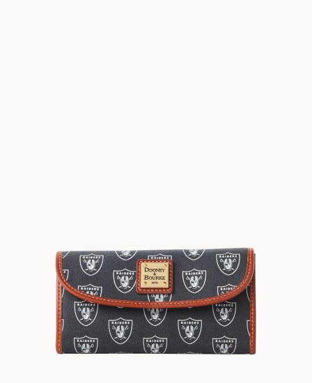 Dooney NFL Raiders Cont Clutch RAIDERS ID-MyHzBicn - Click Image to Close