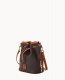 Dooney Pebble Grain Small Drawstring Brown Tmoro ID-s1wROgmc