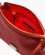 Dooney Pebble Grain Crossbody Pouchette Wine ID-JRN76S47