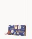 Dooney MLB Tigers Large Zip Around Wristlet Tigers ID-6C6dV3mz