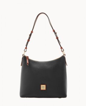 Dooney Pebble Grain Hobo Black ID-3SAhttBv