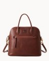 Dooney Florentine Large Domed Satchel Chestnut ID-nokHYqyw