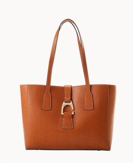 Dooney Saffiano Small Shannon Tote Natural ID-Ngl04SUQ - Click Image to Close