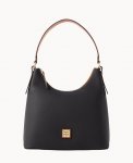 Dooney Pebble Grain Hobo Black ID-aLyFwyvb