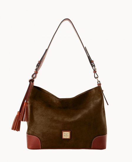 Dooney Suede Large Sac Olive ID-SQDx8MqM - Click Image to Close