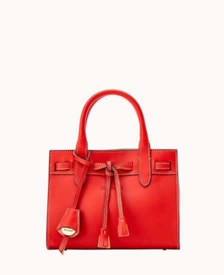 Dooney Alto Mini Tassel Crossbody Red ID-KYmUlAaR - Click Image to Close