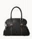 Dooney Florentine Domed Buckle Satchel Black Black ID-GTm8c1BG