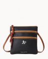 Dooney MLB Athletics N S Triple Zip Crossbody ATHLETICS ID-8keRzJrA