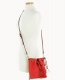 Dooney Pebble Grain Small Drawstring Red ID-8L7MgGEB