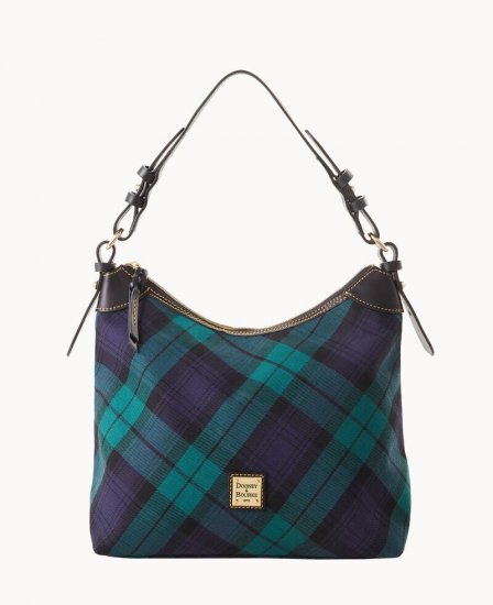 Dooney Tartan Large Erica Navy ID-XXYKOrcK - Click Image to Close