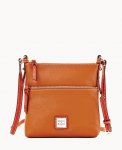 Dooney Pebble Grain Letter Carrier Caramel ID-uGwuhBhr