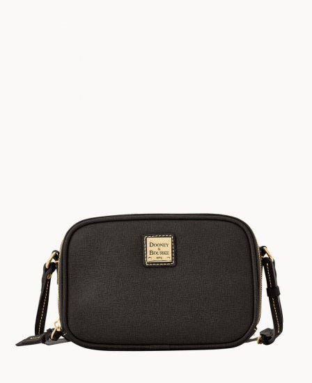 Dooney Saffiano Sawyer Black Black ID-IJvNnFCC - Click Image to Close