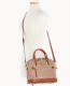 Dooney Ostrich Domed Zip Satchel Light Taupe ID-61lf1sfZ