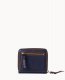 Dooney Florentine Small Zip Around Wallet Navy ID-gUNoF5HI