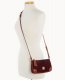 Dooney Suede Slim Crossbody Wine ID-iJVj1ELt