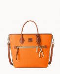 Dooney Pebble Grain Handle Tote Clementine ID-dIIHwcMr