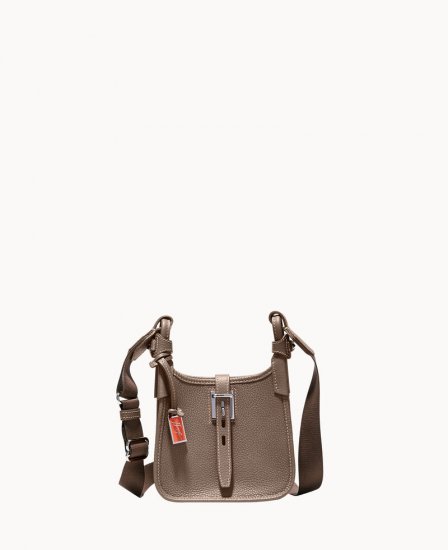 Dooney Henrys Mini Crossbody Taupe ID-SfytU3F0 - Click Image to Close