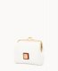 Dooney Pebble Grain Large Framed Purse White ID-fD7W5LpH