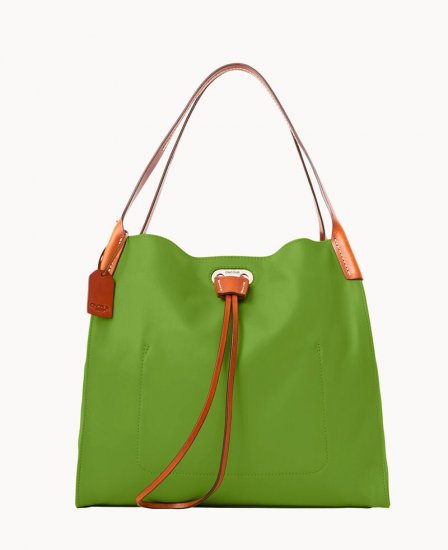 Dooney Oncour Elba Full Up Two Apple Green ID-cnKICNaH - Click Image to Close