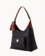 Dooney Pebble Grain Hobo Black ID-d09LrS5t