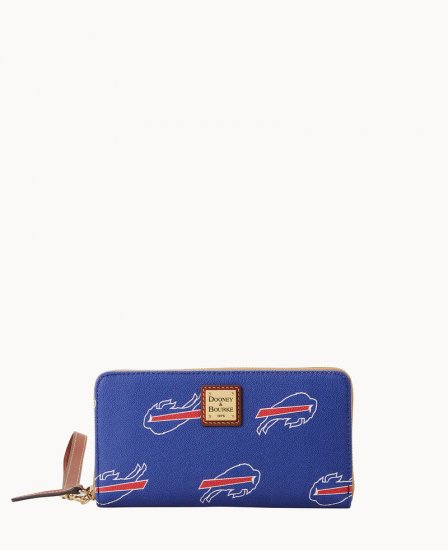 Dooney NFL Bills Large Zip Around Wristlet Bills ID-ZA1bawnj - Click Image to Close