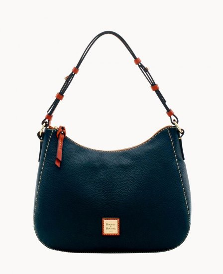 Dooney Pebble Grain Kiley Hobo Black ID-zJvvdUBN - Click Image to Close