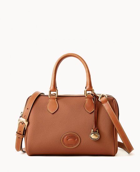 Dooney All Weather Leather 3.0 Barrel Satchel 28 Caramel ID-XK9fsP0m - Click Image to Close