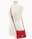 Dooney Pebble Grain Crossbody Pouchette Red ID-KN4pTBN2