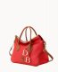 Dooney Pebble Grain Satchel Red ID-7jRXLgRL