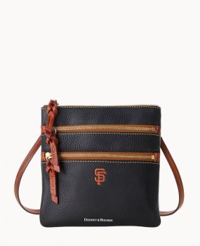 Dooney MLB Giants N S Triple Zip Crossbody GIANTS ID-lNMQ7M90