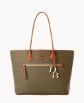 Dooney Pebble Grain Large Tote Olive ID-fkEyIJRN