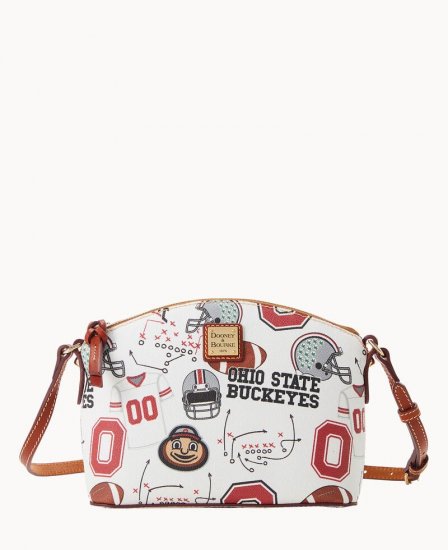 Dooney Collegiate Ohio State Suki Crossbody Ohio State ID-7Qry3909 - Click Image to Close