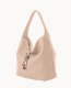 Dooney Pebble Grain Small Logo Lock Sac Blush ID-mpX3oa8M